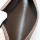 BURBERRY Clutch Bag Canvas Leather 4Set Beige Brown black Auth bs29014-21