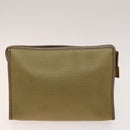 SAINT LAURENT Shoulder Bag Leather PVC 3Set Beige Gold Auth bs29015-10