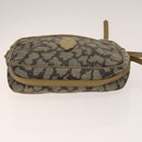 SAINT LAURENT Shoulder Bag Leather PVC 3Set Beige Gold Auth bs29015-19