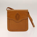 SAINT LAURENT Shoulder Bag Leather PVC 3Set Beige Gold Auth bs29015-2