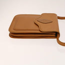 SAINT LAURENT Shoulder Bag Leather PVC 3Set Beige Gold Auth bs29015-4