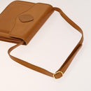 SAINT LAURENT Shoulder Bag Leather PVC 3Set Beige Gold Auth bs29015-5