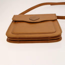 SAINT LAURENT Shoulder Bag Leather PVC 3Set Beige Gold Auth bs29015-6