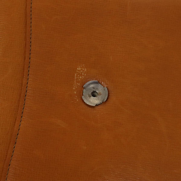 SAINT LAURENT Shoulder Bag Leather PVC 3Set Beige Gold Auth bs29015