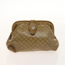 CELINE Macadam Canvas Hand Bag PVC 3Set Beige Brown gold Auth bs29016-10