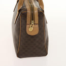 CELINE Macadam Canvas Hand Bag PVC 3Set Beige Brown gold Auth bs29016-4