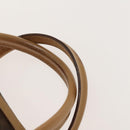 CELINE Macadam Canvas Hand Bag PVC 3Set Beige Brown gold Auth bs29016-6