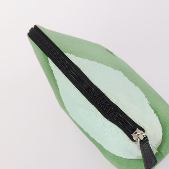 BVLGARI Pouch Nylon 2Set Red Green Auth bs29017