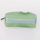 BVLGARI Pouch Nylon 2Set Red Green Auth bs29017-6