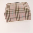 BURBERRY Hand Bag Denim Nylon 4Set Beige Blue pink Auth bs29020-10