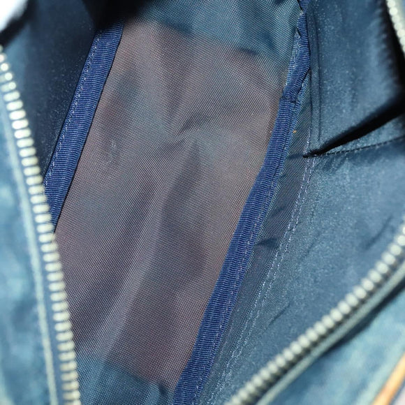 BURBERRY Hand Bag Denim Nylon 4Set Beige Blue pink Auth bs29020