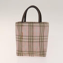 BURBERRY Hand Bag Denim Nylon 4Set Beige Blue pink Auth bs29020-8