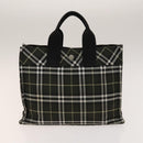 BURBERRY Hand Bag Canvas 4Set Red Beige khaki Auth bs29021-13