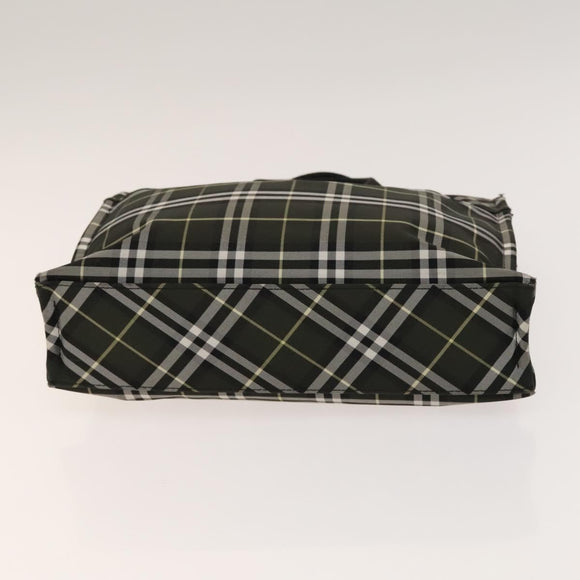 BURBERRY Hand Bag Canvas 4Set Red Beige khaki Auth bs29021