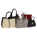 GIVENCHY Chanel Chloe Bally Hermes Bag Leather Nylon 5Set Red Beige Auth bs29024-1