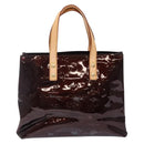 LOUIS VUITTON Monogram Vernis Reade PM Hand Bag Amarante M91993 LV Auth bs29029-13