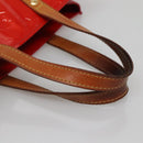 LOUIS VUITTON Monogram Vernis Reade PM Hand Bag Red Rouge M91088 LV Auth bs29030-7