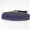 LOUIS VUITTON Monogram Empreinte Fascinant Bag Celest M40787 LV Auth bs29032-10