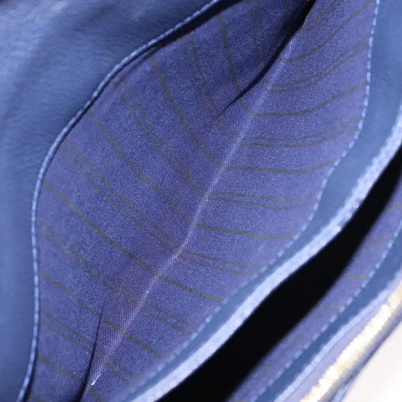 LOUIS VUITTON Monogram Empreinte Fascinant Bag Celest M40787 LV Auth bs29032