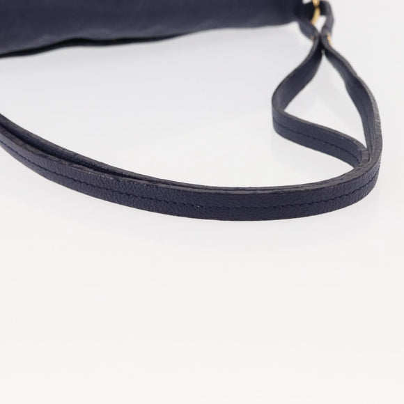 LOUIS VUITTON Monogram Empreinte Fascinant Bag Celest M40787 LV Auth bs29032