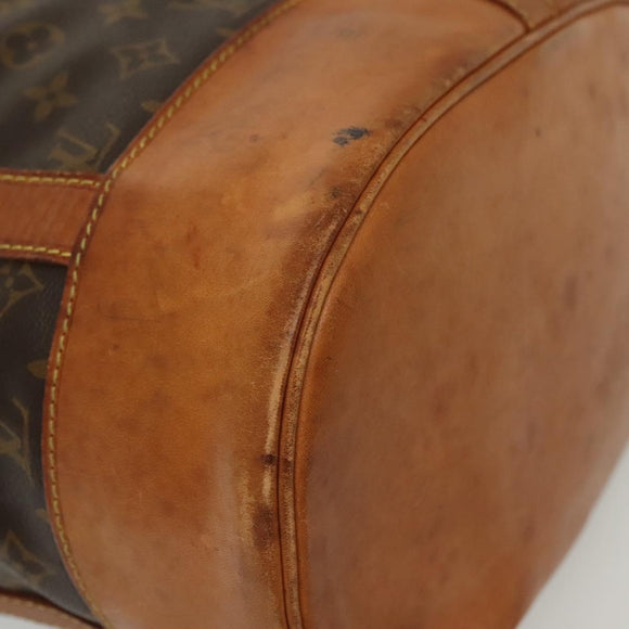 LOUIS VUITTON Monogram Randonnee GM Shoulder Bag M42244 LV Auth bs29037