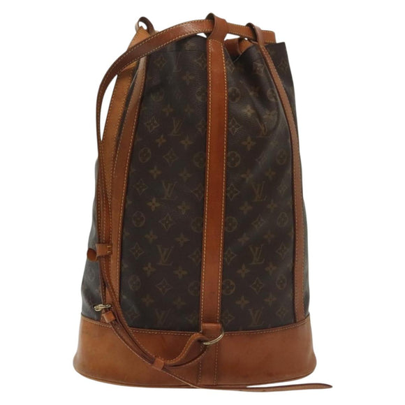 LOUIS VUITTON Monogram Randonnee GM Shoulder Bag M42244 LV Auth bs29037