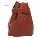 LOUIS VUITTON Epi Sac Depaule GM Shoulder Bag Brown M80193 LV Auth bs29040-1