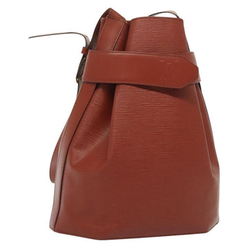 LOUIS VUITTON Epi Sac Depaule GM Shoulder Bag Brown M80193 LV Auth bs29040