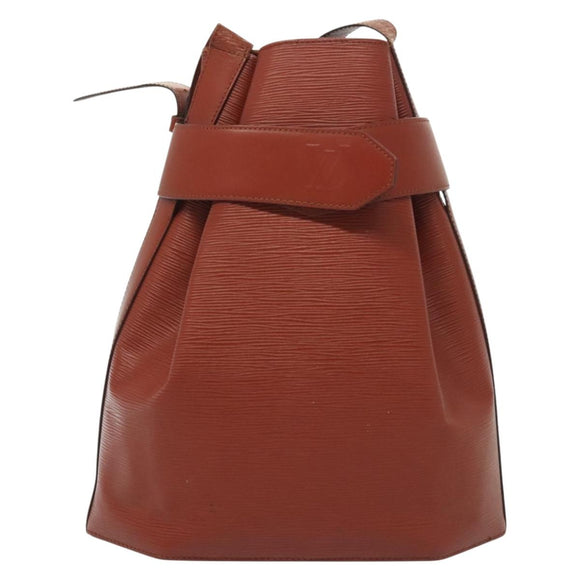 LOUIS VUITTON Epi Sac Depaule GM Shoulder Bag Brown M80193 LV Auth bs29040