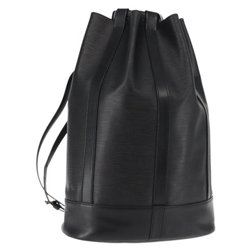 LOUIS VUITTON Epi Randonnee GM Shoulder Bag Black M43082 LV Auth bs29041