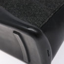 PRADA Hand Bag Leather Black Silver Auth bs29047-16