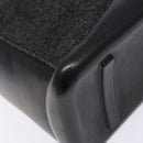 PRADA Hand Bag Leather Black Silver Auth bs29047-17