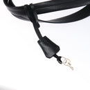 PRADA Hand Bag Leather Black Silver Auth bs29047-9