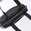 PRADA Hand Bag Leather Black Silver Auth bs29047-6