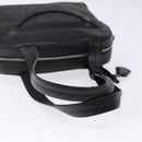 PRADA Hand Bag Leather Black Silver Auth bs29047-7