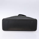 PRADA Hand Bag Leather Black Silver Auth bs29047-5