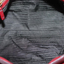 PRADA Tote Bag Leather Red Gold Auth bs29048-11