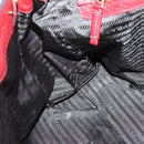 PRADA Tote Bag Leather Red Gold Auth bs29048-21