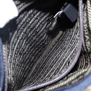 PRADA Hand Bag Tweed Beige Silver Auth bs29049-22