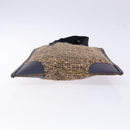 PRADA Hand Bag Tweed Beige Silver Auth bs29049-5