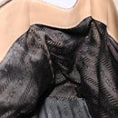 PRADA Shoulder Bag Nylon Leather Beige Auth bs29050-19