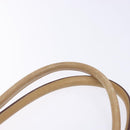 PRADA Shoulder Bag Nylon Leather Beige Auth bs29050-8