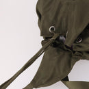 PRADA Backpack Nylon Khaki Silver Auth bs29051-10