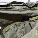 PRADA Backpack Nylon Khaki Silver Auth bs29051-21