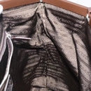 PRADA Tote Bag Nylon Khaki Silver Auth bs29054-21