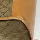 GUCCI GG Canvas Tote Bag Beige Gold Auth bs29058-8