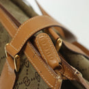 GUCCI GG Canvas Tote Bag Beige Gold Auth bs29058-9