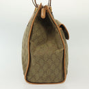 GUCCI GG Canvas Tote Bag Beige Gold Auth bs29058-4