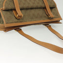 GUCCI GG Canvas Tote Bag Beige Gold Auth bs29058-6