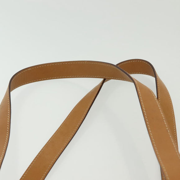 GUCCI GG Canvas Tote Bag Beige Gold Auth bs29058